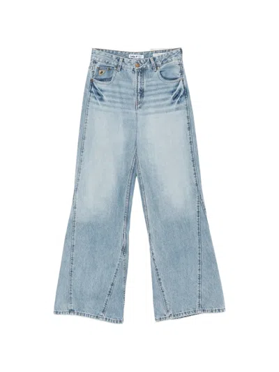 Lois Jeans Seam-detail Flared Jeans In Blue