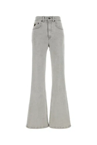 Lois Light Grey Stretch Denim Palas Jeans In Gray