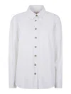 Lois Lily Overshirt In White