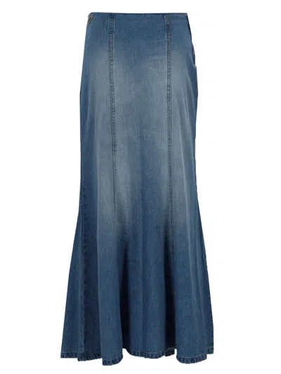 Lois Long Skirt "rohan" In Blue