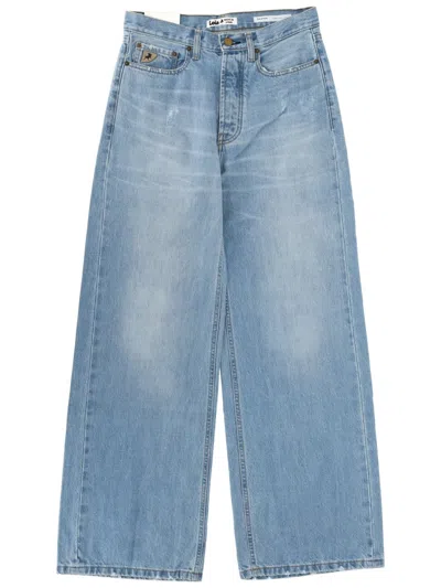 Lois Loose Fit Wide-leg Jeans In Blue