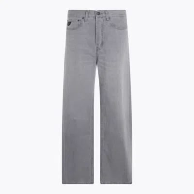 Lois Luminous Grey Denim Loose Skater Jeans In Gray