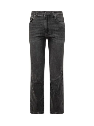 Lois Malena Straight Jeans In Shadow Black