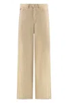 Lois Marlene Linen Trousers In Pink
