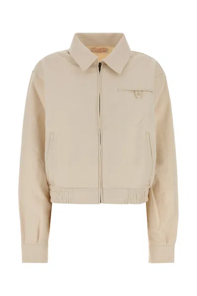 Lois Melange Ivory Cotton Alexa Jacket In White