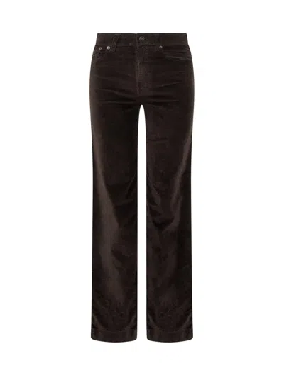 Lois Palazzo Mistral Jeans In Chocolate Brown