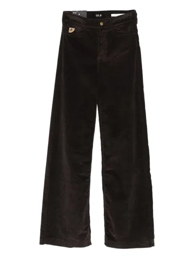 Lois 'palazzo Mistral' Trousers In Brown