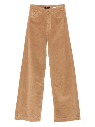 Lois 'palazzo Mistral' Trousers In Brown
