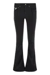 Lois Raval-16 Flared Trousers In Black
