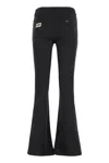 Lois Raval-16 Flared Trousers In Black