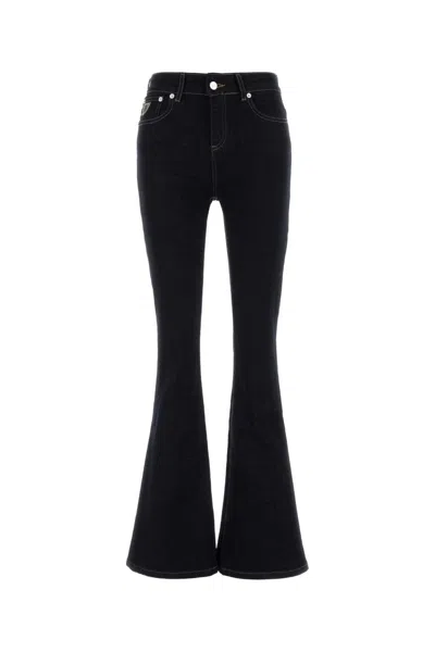 Lois Blue Stretch Denim Raval16 Jeans In Black