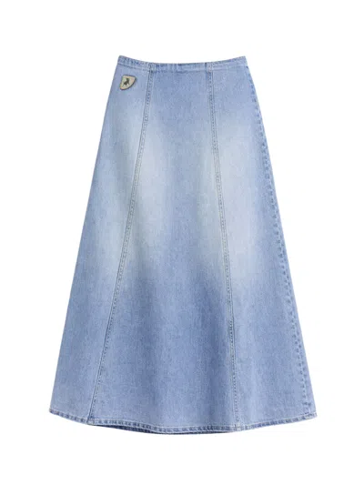 Lois Rohan Skirt In Blue