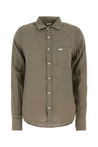 Lois Sage Linen Shirt In Green