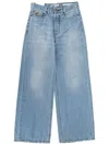 Lois Skater Loose Jeans In Blue