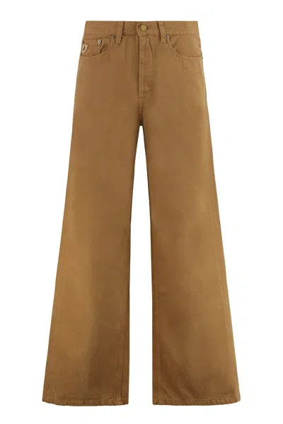 Lois Skater Loose Pant In Brown