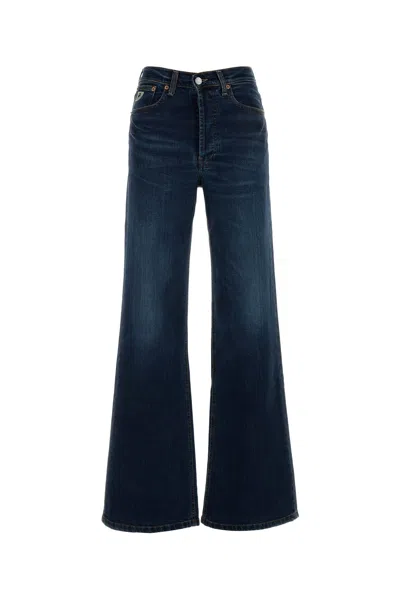 Lois Stretch Denim Lindsay Wide-leg Jeans In Blue