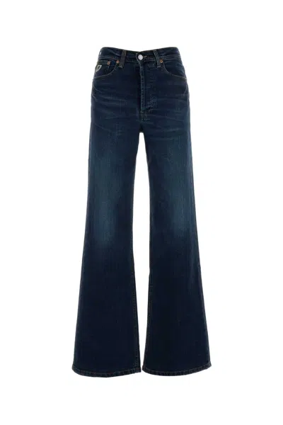 Lois Stretch Denim Lindsay Wide-leg Jeans In Blue