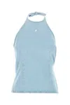 Lois Denim Addie Top In Blue