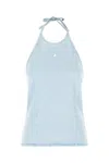 Lois Denim Addie Top In Stone Bleach
