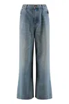 Lois Vintage Dirty Wide-leg Jeans