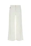 Lois Pantalone Dalla Gamba Ampia Sage In Misto Viscosa Bianca  Donna In White