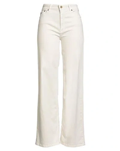 LOIS LOIS WOMAN JEANS BEIGE SIZE 30W-32L LYOCELL, COTTON, POLYESTER, ELASTANE