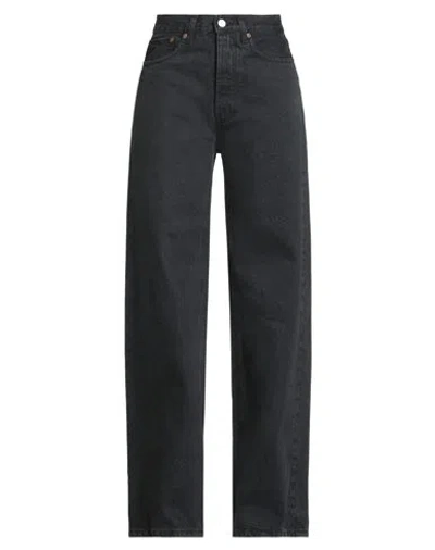 Lois Woman Jeans Black Size 29 Cotton, Recycled Cotton