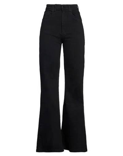 Lois Woman Jeans Black Size 29w-34l Cotton, Elastomultiester, Elastane