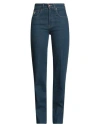 Lois Woman Jeans Blue Size 26 Cotton, Recycled Cotton, Recycled Polyester, Elastane In Blue