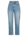Lois Woman Jeans Blue Size 28w-32l Cotton, Recycled Cotton In Blue