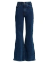 Lois Woman Jeans Blue Size 28w-32l Cotton, Recycled Cotton, Recycled Polyester, Elastane In Blue