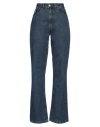 Lois Woman Jeans Blue Size 30w-32l Cotton In Blue