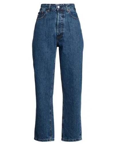 Lois Woman Jeans Blue Size 30w-32l Cotton, Recycled Cotton