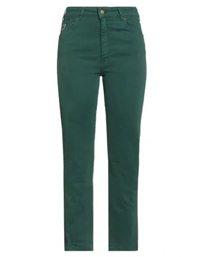 Lois Woman Jeans Green Size 29w-32l Cotton, Elastane