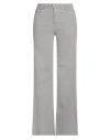 Lois Woman Jeans Grey Size 28w-32l Lyocell, Paper, Elastomultiester In Grey