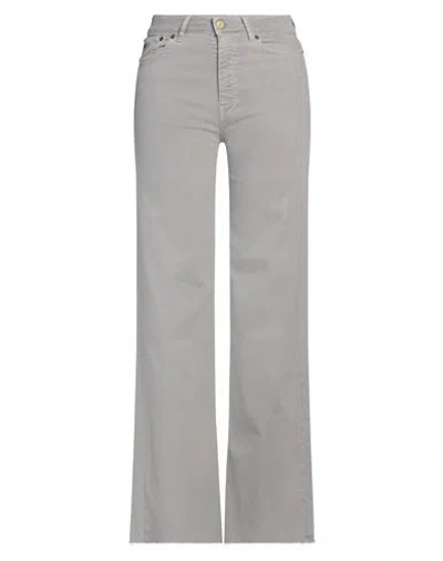 Lois Woman Jeans Grey Size 28w-32l Lyocell, Paper, Elastomultiester