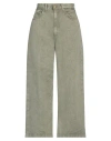 Lois Woman Jeans Sage Green Size 29 Cotton, Lyocell In Sage Green