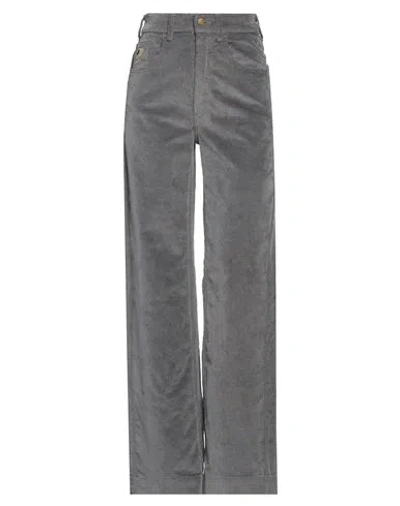 Lois Woman Pants Grey Size 29w-32l Cotton, Lyocell, Elastane