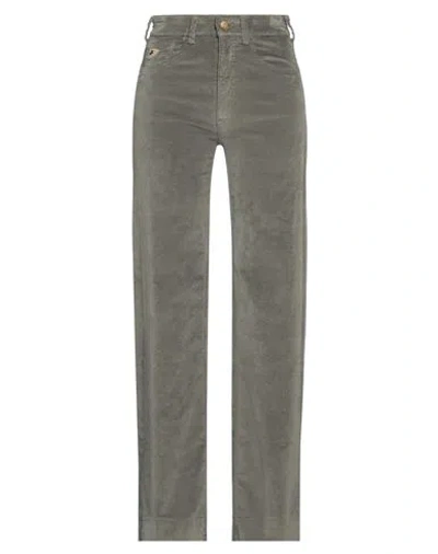 Lois Woman Pants Military Green Size 28w-32l Cotton, Lyocell, Elastane