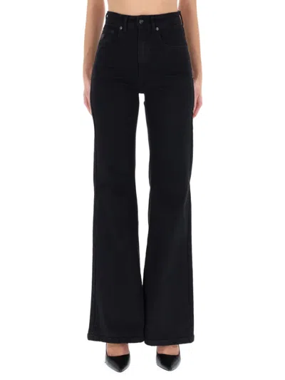 Lois Women's High-waist Flare Jeans In Black