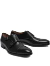 Loja Das Meias Buckle Strap Monk Shoes In Black