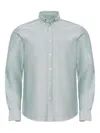 Loja Das Meias Button Long-sleeves Shirt In Green