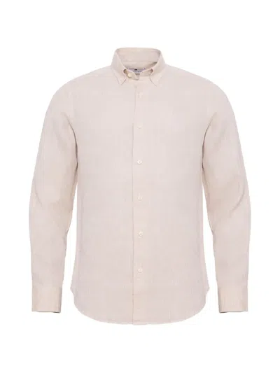 Loja Das Meias Button-down Collar Long-sleeve Shirt In Neutral