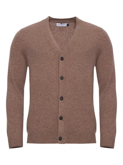 Loja Das Meias Buttoned Cardigan In Brown