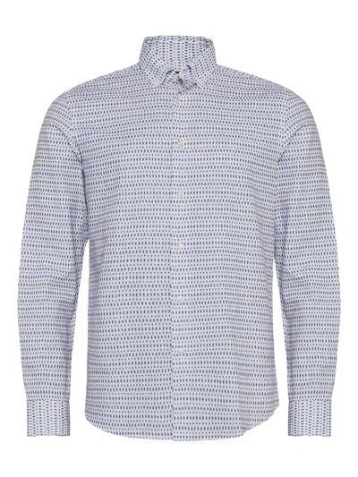 Loja Das Meias Buttoned Pattern Shirt In Black
