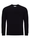 Loja Das Meias Crew-neck Jersey Sweater In Black