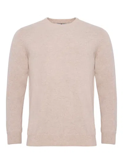 Loja Das Meias Crew-neck Long-sleeves Jersey Sweater In Pink