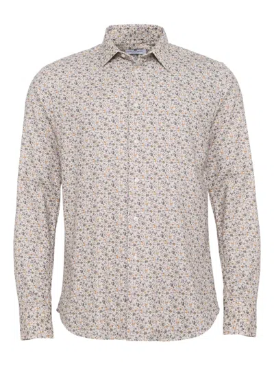 Loja Das Meias Floral-pattern Shirt In Neutral