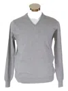 Loja Das Meias V-neck Longsleeve Sweater In Gray