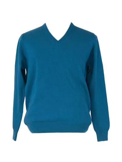Loja Das Meias Pullover Mit V-ausschnitt In Blue